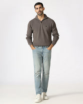 Blackberry Mens Pullover En-Ss-Price Beige