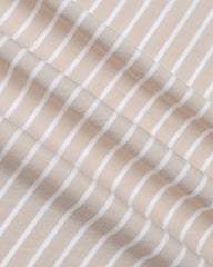 Beige stripe casual men's shirt from Blackberry, designed by Hamber, featuring a comfortable fit and classic stripe pattern.