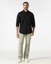 Blackberry Mens Casual Shirt Black