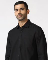 Blackberry Mens Casual Shirt Black