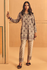 Winter Fawn Printed Woven Co-Ord Set