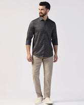 Blackberry Mens Casual Shirt F/S Es-Um-Pr-Lara Dark Grey