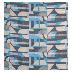 Metropolis Cubist Vision Double Bedsheet