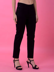 Crimsoune Club Ladies Western Jeans Fd3096 Black - Goyalsons ShopMax