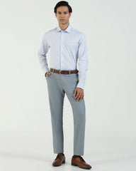 Blackberry Mens Formal Shirt F/S Bp-Lg-Ch-Cosmic Blue - Goyalsons ShopMax