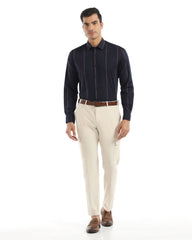 Blackberry Mens Formal Shirt F/S Nl-Lg-St-Swing Navy