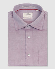 Blackberry Mens Formal Shirt F/S Bp-Bs-Do-Quent Red