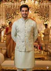 BLUE STAGE MENS BASKET KURTA SET 24735 S.NO. 2