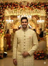 The Gold Standard: Regal Indian Groom Attire