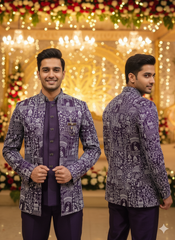 Lyte Club Mens Coat Suit Jodhpuri