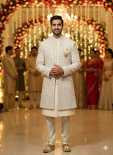 Lyte Club Mens Indo Western Iw-2048 Grey