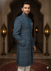 EDEN MENS INDO WESTERN INDO21574 R.GREEN