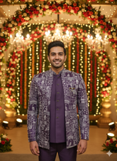 Lyte Club Mens Coat Suit Jodhpuri