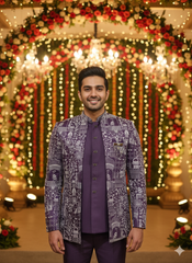 Lyte Club Mens Coat Suit Jodhpuri