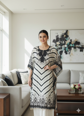 Lyte Club Ladies Western Kurti Fancy 2Pcs Set 9835-02 Off White