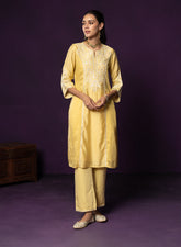 LAKSHITA LADIES WESTERN KURTI 3PCS SET LK05112 2 YELLOW