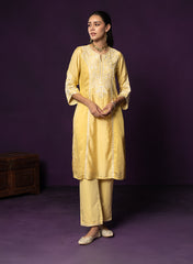 LAKSHITA LADIES WESTERN KURTI 3PCS SET LK05112 2 YELLOW