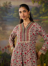 LAKSHITA LADIES WESTERN KURTI 3PCS SET LK05133 9 MAROON