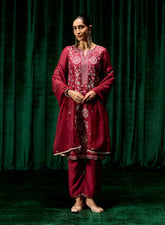 Raina Embroidered Ladies Kurta Set With Dupatta