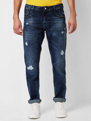 Spykar Mens Jeans Mdact1Bd292 Dark Blue
