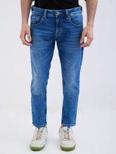 Spykar Mid Blue Mid Rise Slim Fit Casual Jeans for Men