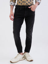Spykar Charcoal Black Mid Rise Slim Fit Casual Jeans for Men