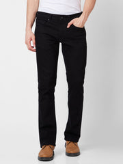 Spykar Mens Jeans Mdraf1Bd012 Black