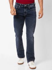 Spykar Mens Jeans Mdraf2Bc002 Black Indigo