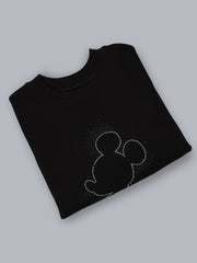 Bio World Ladies Western Sweat Shirt Mfywswts005026 Black