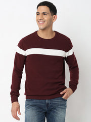 Spykar Mens Pullover Mfklw2Bc007 Wine Red