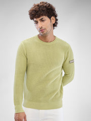 Spykar Mens Pullover Mfklw2Bd009 Beechnut Green