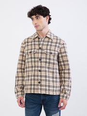 Spykar Mens Jacket F/S Mjkhw2Be044 Light Fawn