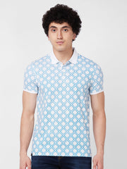 Spykar Mens T-Shirt H/S Mktfp1Bd120 White