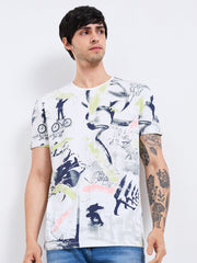Spykar Mens T-Shirt H/S Mktft1Be009 Lettuce Green