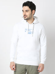 Spykar Mens Sweat Shirt F/S Msshw2Bd034 White