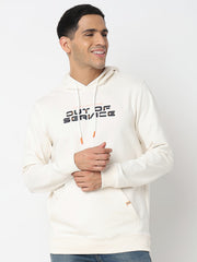 Spykar Mens Sweat Shirt F/S Msslgt2Bc028 Ecru