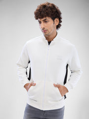 Spykar Mens Sweat Shirt F/S Msslw2Bd037 White