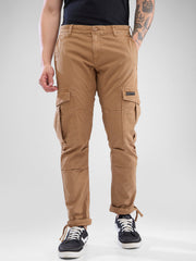 Spykar Mens Casual Trouser Mtrcg2Bd020 Khaki