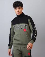 Naruto Printed Regular Fit Sweatshirt For Men