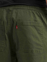 Men'S Olive Tapered Fit Cargo Trousers