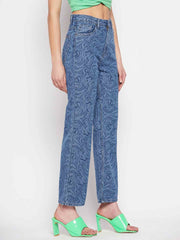 Madame Ladies Western Jeans M3S24261 003 Blue