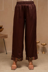 Juniper Ladies Western Kurti 3Pcs Set P1538Brown Brown