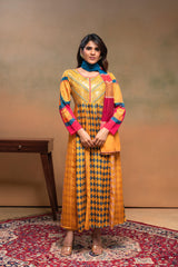 Juniper Ladies Western Kurti 3Pcs Set P1562 Mustard