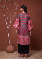 Juniper Ladies Western Kurti 2Pcs Set P1566 Maroon