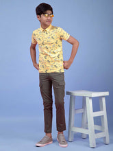 Crimsoune Club Boys T-Shirt Yellow