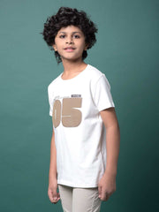 Crimsoune Club Boys T-Shirt White