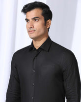 Blackberry Mens Formal Shirt F/S Bp-Bs-Do-Evolve Black - Goyalsons ShopMax
