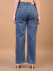 Crimsoune Club Ladies Western Jeans Dark Blue