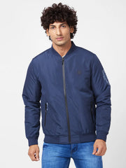Spykar Mens Jacket F/S Mjkjlw2Bc035 Navy Blue