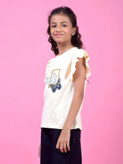 Crimsoune Club Girls T-Shirt Cream